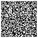 QR code with P & C Plastering contacts