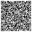 QR code with R B Plastering contacts