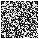 QR code with P Kramer PHD contacts