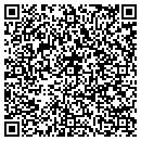 QR code with P B Trucking contacts