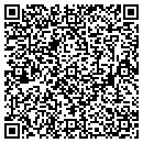 QR code with H B Windows contacts