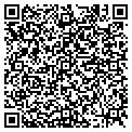 QR code with P & T Tree contacts