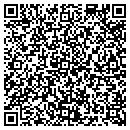 QR code with P T Construction contacts