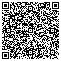 QR code with D & E Tree CO contacts