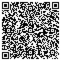 QR code with D & E Tree CO contacts