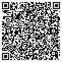 QR code with K J P R contacts