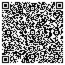 QR code with H&W Security contacts