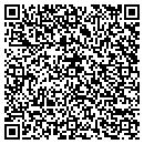 QR code with E J Trucking contacts