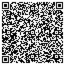 QR code with P & D Farm contacts