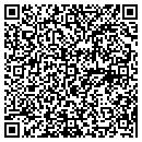 QR code with V J's Video contacts
