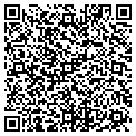 QR code with K & H Framing contacts