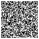 QR code with P & W Grading Inc contacts