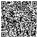QR code with D & R contacts