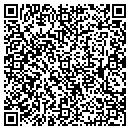 QR code with K V Apparel contacts