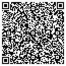 QR code with H Services contacts
