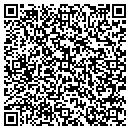 QR code with H & S Paving contacts