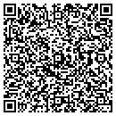 QR code with P R East LLC contacts