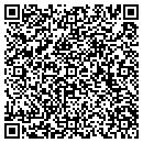 QR code with K V Nails contacts