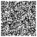 QR code with H A F Inc contacts