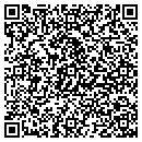 QR code with P W Garage contacts