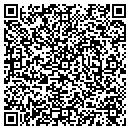 QR code with V Nails contacts