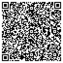 QR code with V L Mathison contacts
