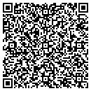 QR code with V J Moving Storage And contacts
