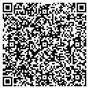 QR code with H & H Login contacts
