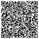 QR code with 3 Day Blinds contacts