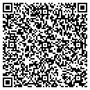 QR code with R & B Service contacts