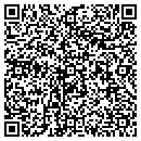 QR code with 3 X Audio contacts