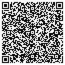 QR code with B & J Sewing Co contacts