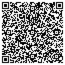 QR code with P E International contacts