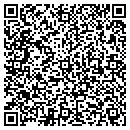 QR code with H S B Soft contacts