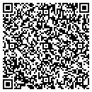 QR code with P &K Trucking contacts