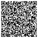 QR code with K 9 King contacts