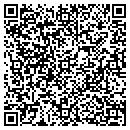 QR code with B & B Video contacts