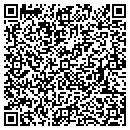 QR code with M & R Video contacts