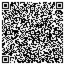 QR code with H V Towing contacts