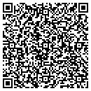 QR code with F Flowers contacts