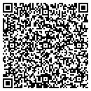 QR code with P & R Paving Inc contacts