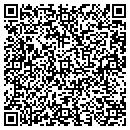 QR code with P T Windows contacts
