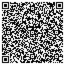 QR code with P R Concrete contacts