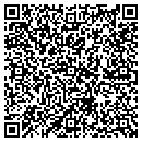 QR code with H Lazy Cattle Co contacts