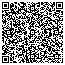 QR code with B & B Blinds contacts