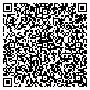 QR code with P & M Weber Farm contacts