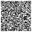 QR code with P & B Concrete Service contacts