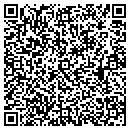 QR code with H & E Ranch contacts
