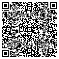 QR code with B & B Beauty contacts