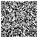 QR code with P C Masonry & Concrete contacts
